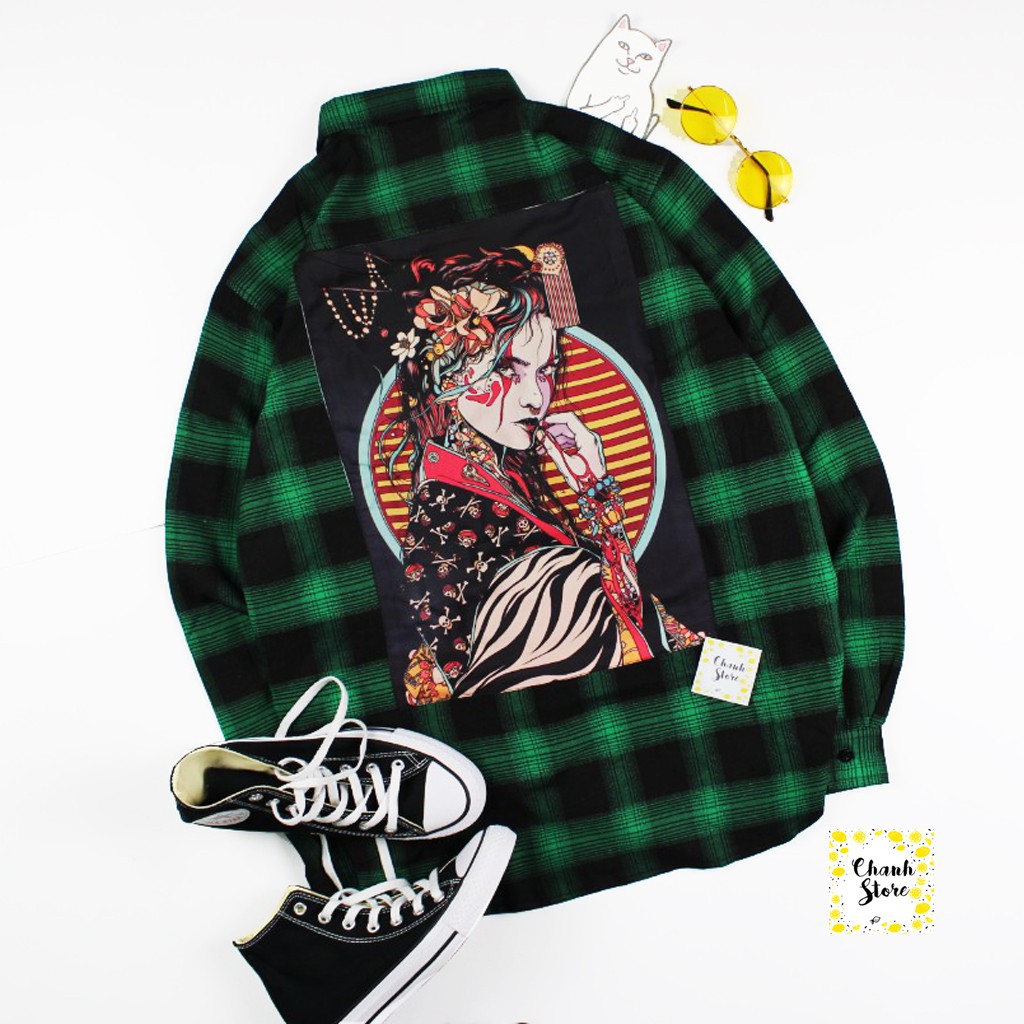 Áo Sơ Mi  Flannel Geisha – (Freeship từ 150k) – Hình thật 100% | BigBuy360 - bigbuy360.vn