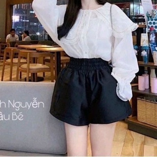 Quần shorts lưng thun ống rộng PC