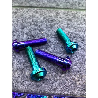 Ốc Titan 10 ly 4 phân gắn Gắp Sau các dòng  xe tay ga như vario, AB, SH...