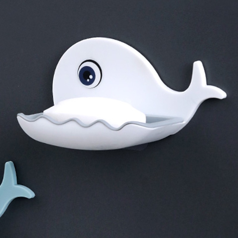 Kệ Đựng Xà Phòng Gắn Tường Nhà Tắm Hình Cá Akii Home NT29