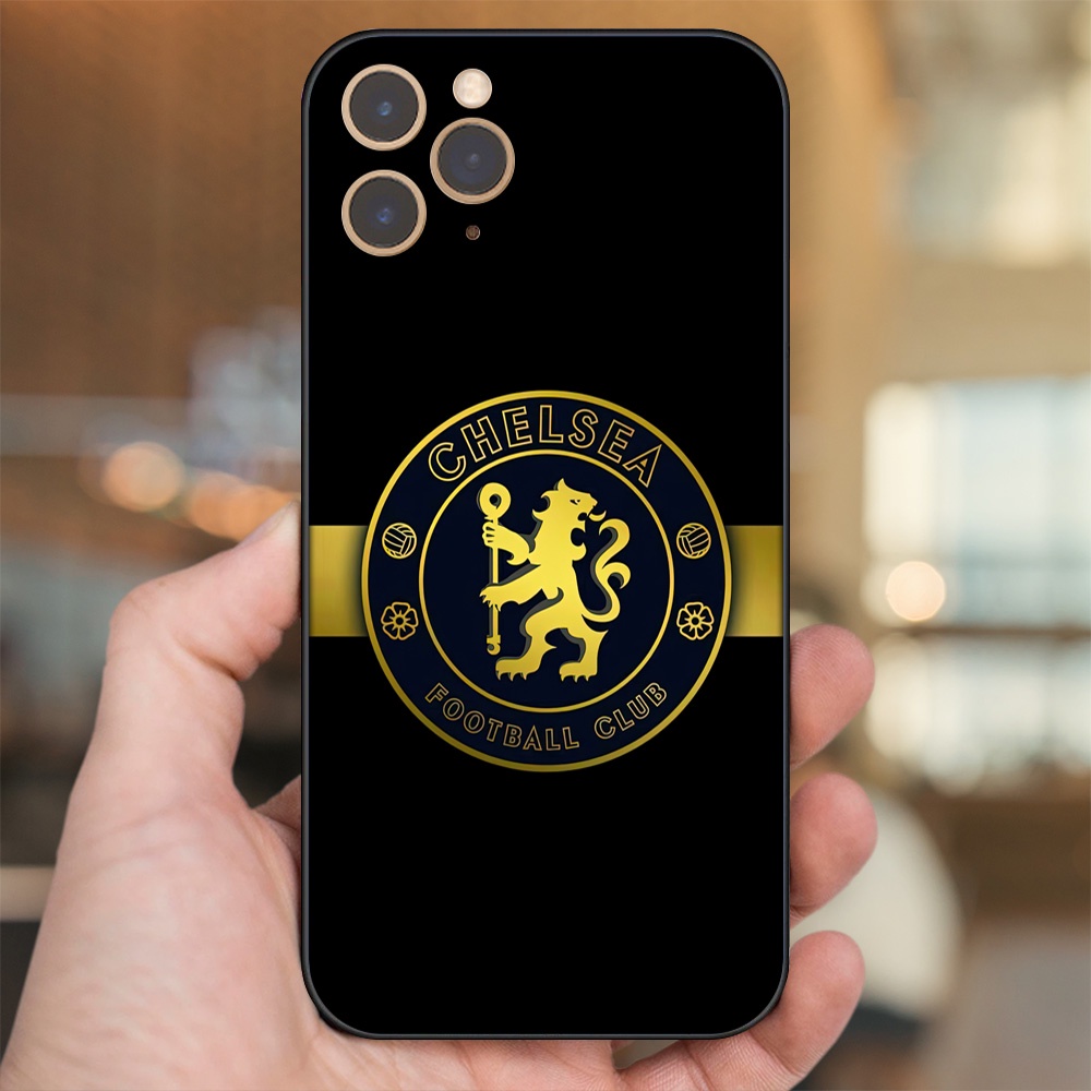 Ốp lưng iPhone 11 Pro dẻo đen cạnh vuông in hình Chelsea FC