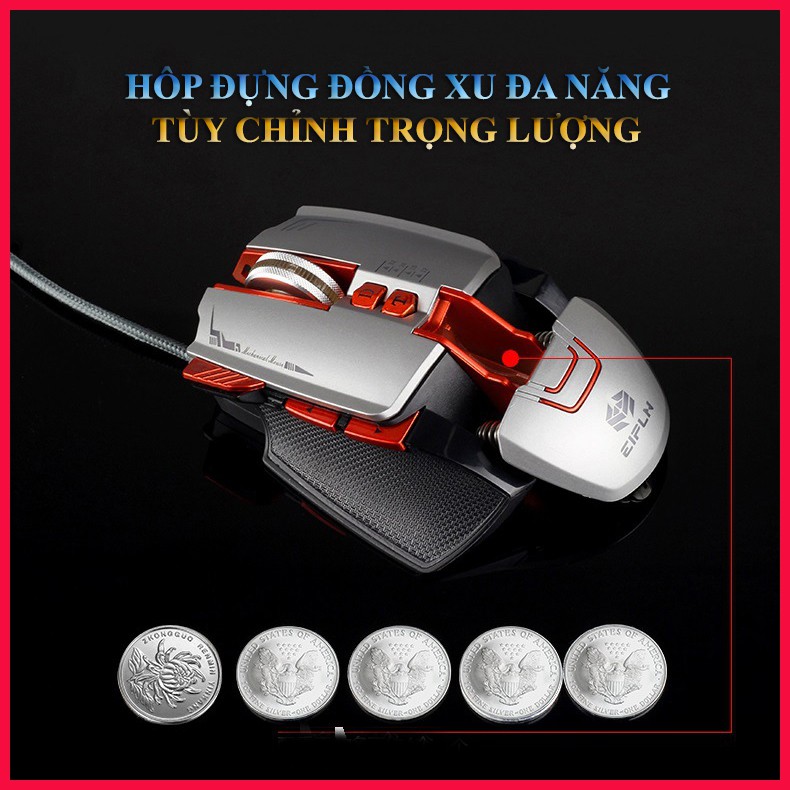 Chuột máy tính GAMING M9 CAO CẤP, DPI khủng 3200, 8 nút,con lăn kim loại chống trượt BH 24 THÁNG | BigBuy360 - bigbuy360.vn