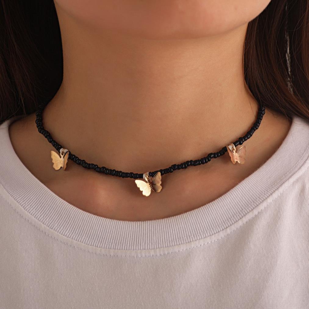 (031) Vòng Cổ Choker Chuỗi Hạt Đính 🦋 Nữ Tính