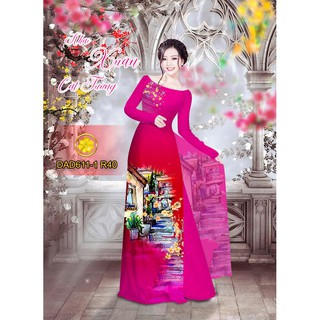 Vải Áo Dài Tằm Ý, Lụa Nhật  DAD611