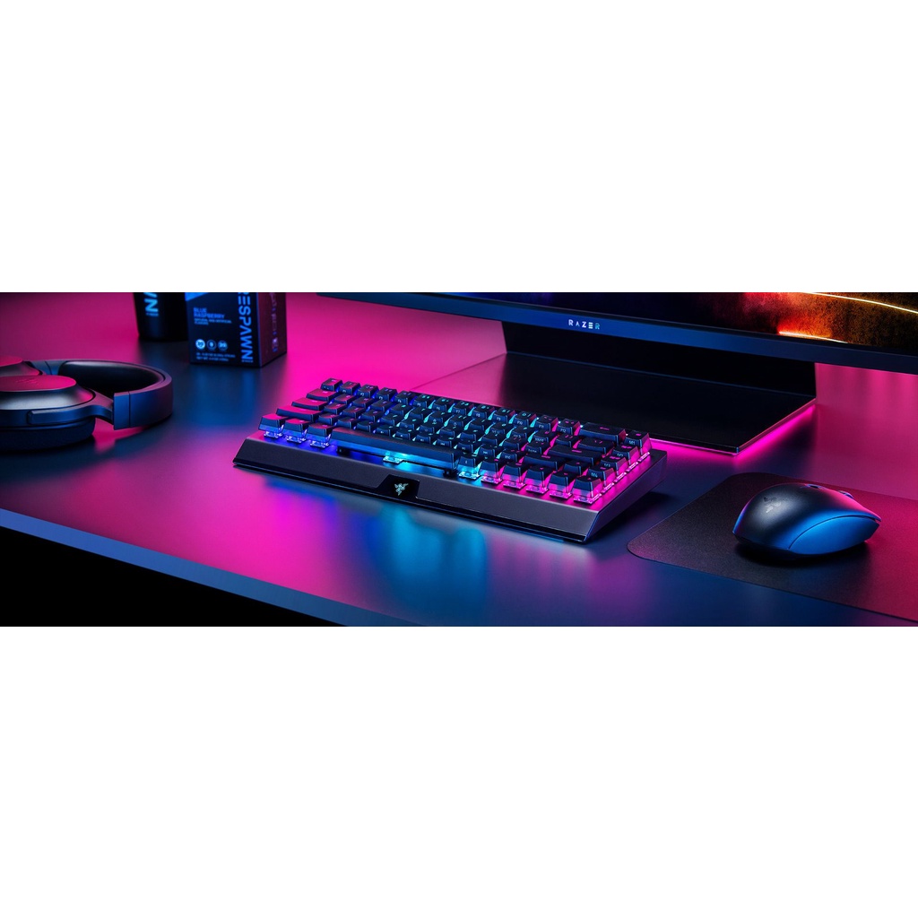 Bàn phím cơ không dây Razer Blackwidow V3 Mini Hyperspeed Phantom