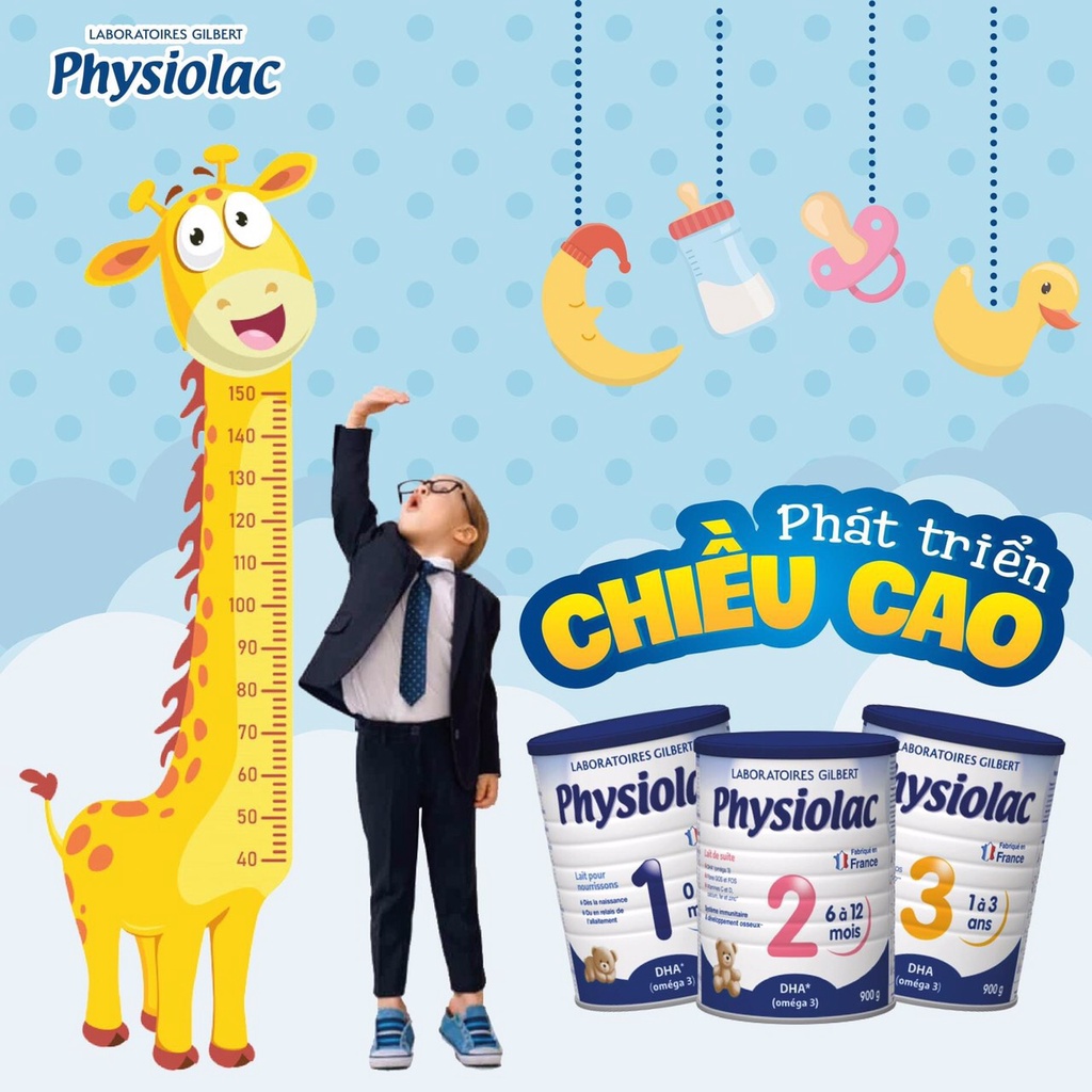 Sữa bột physiolac số 2 - 400g cho trẻ từ 6-12 tháng. Sữa physiolac nhập nguyên lon từ pháp, sữa công thức cho bé