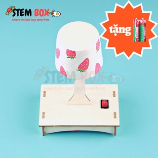 Đồ chơi khoa học sáng tạo STEM - Bộ lắp ghép đèn ngủ chạy bằng pin