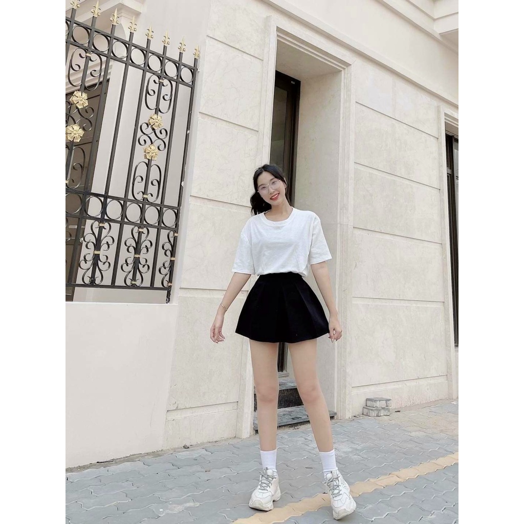 Áo Thun Trơn Nam Nữ Phông Unisex Tay Lỡ Form Rộng Cổ Tròn Nhiều Màu Ảnh Thật Shop Chụp ( 65 kg mặc vừa )