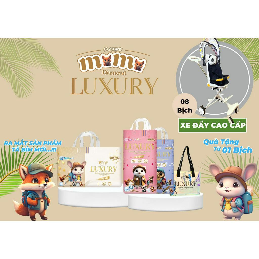 COMBO 2 BỊCH BỈM MOMO LUXURY SIÊU THẤM S64/M62/L54/XXL48/XXL46