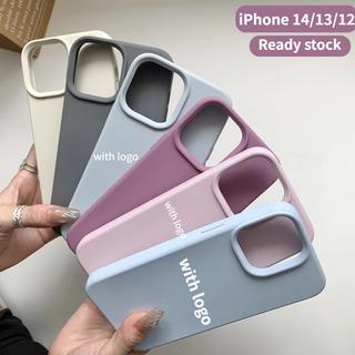 Ốp lưng for iphone 14 Pro Max CHỐNG BẨN LOGO TÁO FULL VIỀN cho for Iphone 13 12 11 Pro Max Ix Xs Max Xr Se2 Iphone