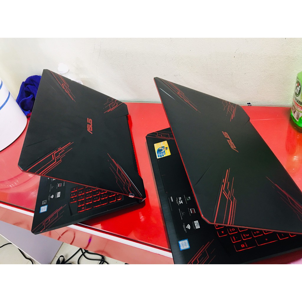 Máy tính chơi game Asus FX504GD I5-8300H Th8 Còn bảo hành hãng dài VGA GTX 1050 màn 15.6 Full HD- Có trả góp