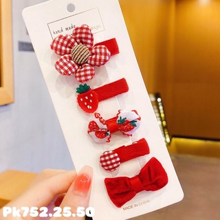 set kẹp tóc cho bé gái