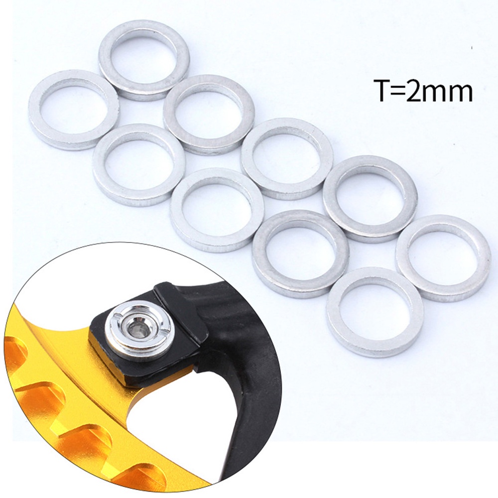 Set 10 vòng đệm cố định bánh răng đĩa xích xe đạp leo núi