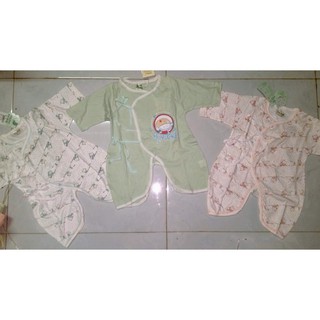 Body đùi cotton cho bé sơ sinh set 3 bộ