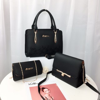 Combo Bộ 3 túi xách nữ GIÁ SIÊU RẺ đẹp túi đeo chéo nữ cao cấp xinh CÁ TÍNH LAZE01 MẪU MỚI