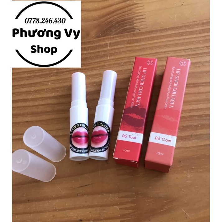 Son dưỡng Lip Stick Collagen kích màu cho môi sau phun xăm