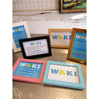 [Hàng đẹp] Combo 3 khung ảnh treo tường, để bàn 13x18cm | nhiều mẫu, nhiều màu