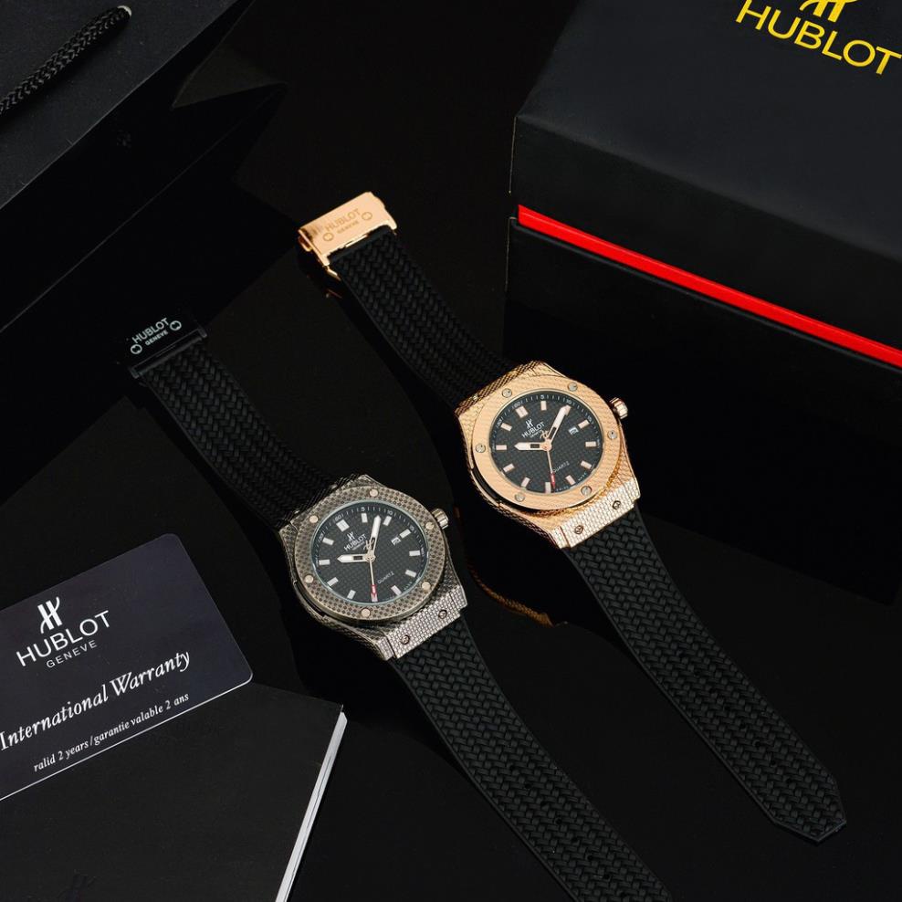 Đồng hồ nam Hublot cao cấp máy pin kèm hộp hãng bảo hành 12 tháng DH203 vip63