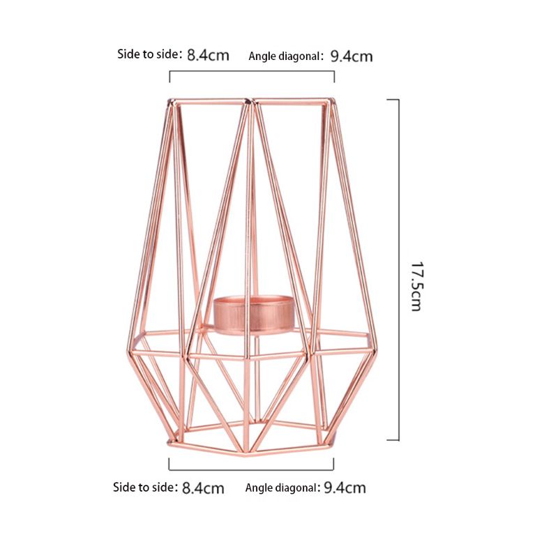 Chân Nến Bằng Sắt Phong Cách Bắc Âu Hiện Đại
