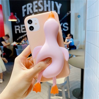 3D cute stress relief duck case for SAMSUNG S20FE J3 J5 J7 PRO NOTE 10 S10 LITE note 20 ultra A12 A52 soft shell