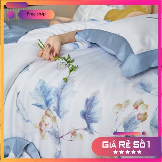 Bộ chăn ga gối lụa 100%tencel 100s, siêu mềm mát, mịn, chất lượng #top1