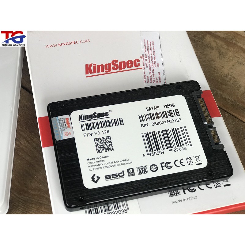 [Giá Sock] SSD Kingspec P3-128 2.5 Sata III 128Gb - chính hãng