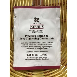 ( 1,5ML ) gói Tinh chất chống lão hóa Se nhỏ và làm giảm lỗ chân lông kiehl's Serum Precision Lifting & Pore-Tightening