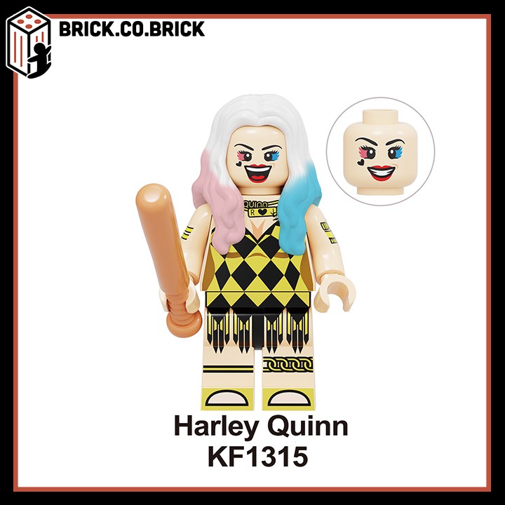 Lego Super Hero Non Đồ Chơi Lắp Ráp Mô Hình Siêu Anh Hùng DC Harley Quinn Birds of Prey mẫu mới siêu HOT