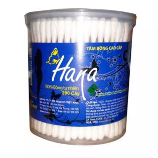 Tăm bông người lớn hana 100 que gỗ, 200 que gỗ