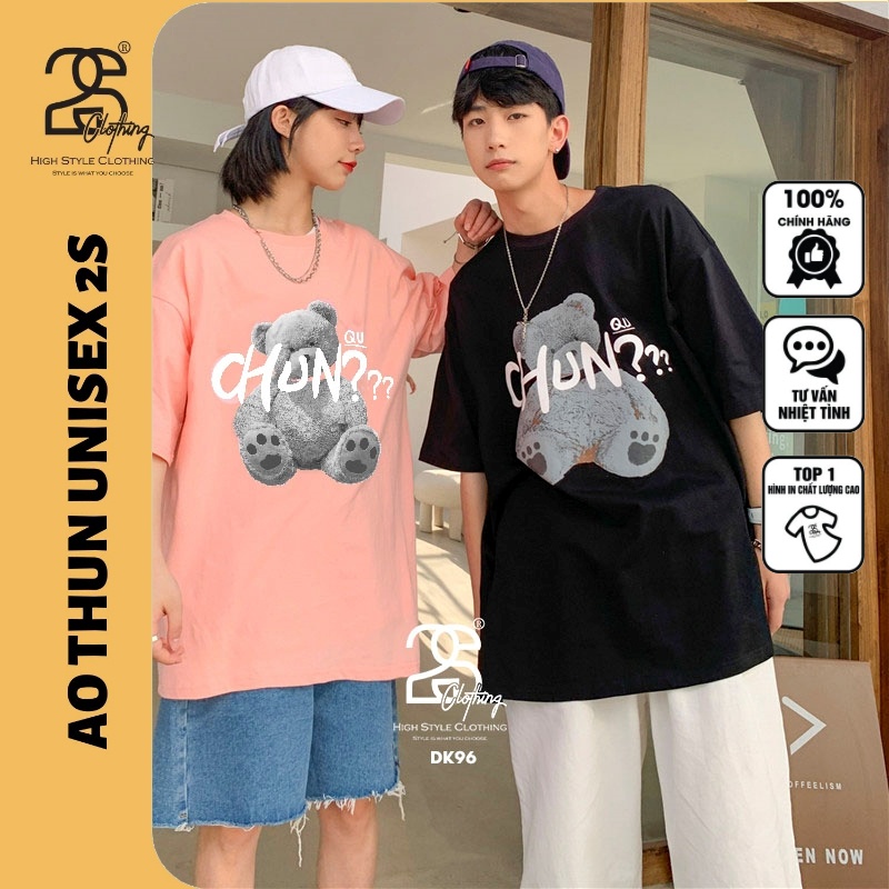 Áo Thun Unisex 2S Clothing - DK96 Form Rộng Tay Lỡ, Áo Phông Nam Nữ Freesize | BigBuy360 - bigbuy360.vn