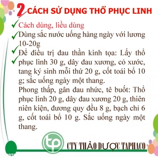 Thổ phục linh sấy khô 500g - Hỗ trợ giảm đau cơ xương khớp