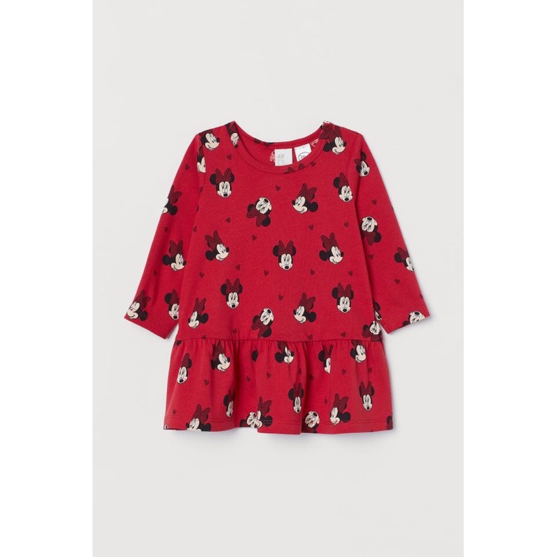 Váy minnie đỏ xinh xắn đáng yêu săn sale us/uk sz 9-12m