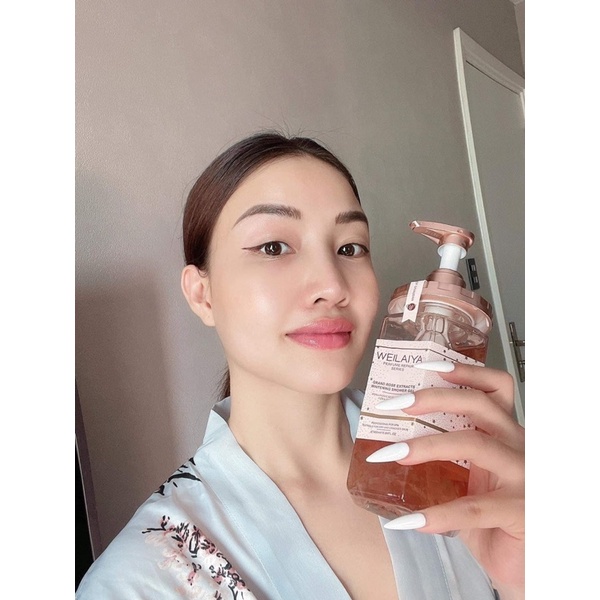 Sữa tắm Weilaya hương nước hoa tuỷ mật hoa hồng damask | BigBuy360 - bigbuy360.vn