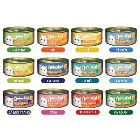 Pate Aatas Cat cá ngừ tươi dành cho mèo 80gram thơm ngon - TBA PET STORE