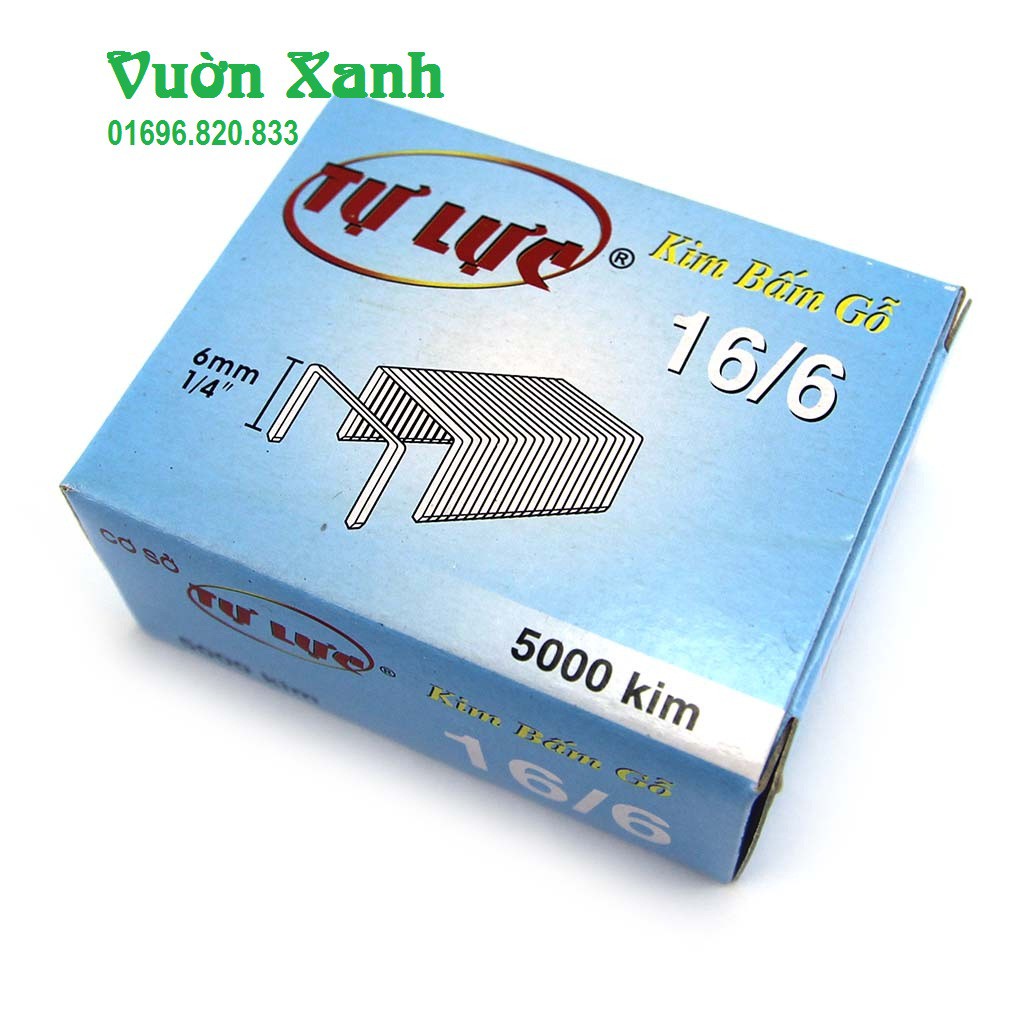 Hộp 5000 ghim bắn gỗ Tự Lực 16/6, 13/6