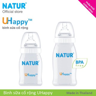 Bình Natur Uhappy cổ rộng 120ml/ 240ml