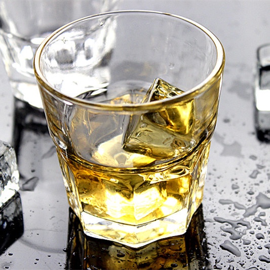 Ly Rượu Thủy Tinh Cốc Whisky Ly Rượu Bia Rượu Bát Giác Lộc Cốc Whisky Thủy Tinh