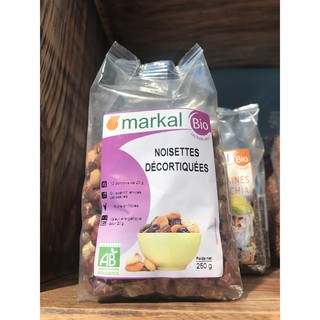 Hạt phỉ đã bóc vỏ hữu cơ Markal 250g