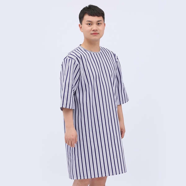 Áo Choàng Ngủ Cotton Tinh Khiết Buộc Dây Sau Lưng Dễ Sử Dụng Cho Bệnh Nhân / Bệnh Viện / Kiểm Tra Vật Lý