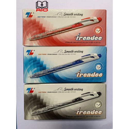 Bút Bi Thiên Long TL079 ngòi 0.5mm mực xanh, đỏ, đen  chính hãng giá rẻ - Văn Phòng Phẩm