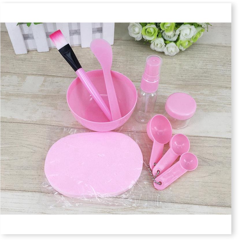 Dụng Cụ Trộn Mặt Nạ GIGAHOME Bộ 9 Món Bát Trộn Đắp Mask Gồm Bát, Que, Chổi Cọ Và Thìa Đong 6279