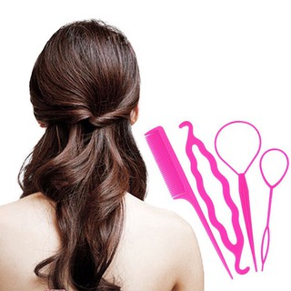 LÔ UỐN TÓC KHÔNG NHIỆT-[TẶNG BỘ 4 MÓN LÀM TÓC] (loại dài-xoăn sóng)