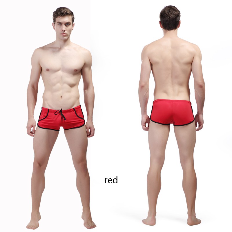 Quần bơi tứ giác trơn màu kiểu sexy cho nam | BigBuy360 - bigbuy360.vn