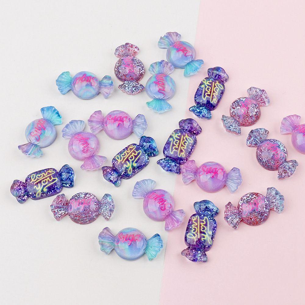 YIYU Set 10 Viên Cabochon Mặt Phẳng Thủ Công DIY