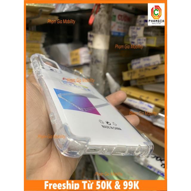 Ốp lưng Samsung A51 dẻo trong chống sốc bốn góc khí siêu bền