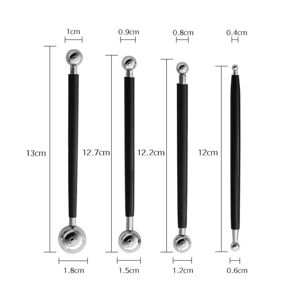 LONTIME Set 16 Bút Đầu Nhọn Làm Gốm Sứ Thủ Công