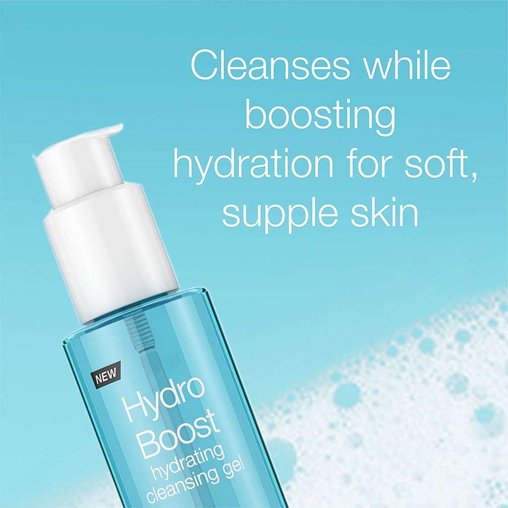 Sữa Rửa Mặt hỗ trợ giữ ẩm, cấp nước Neutrogena Hydro Boost Hydrating Cleansing Gel