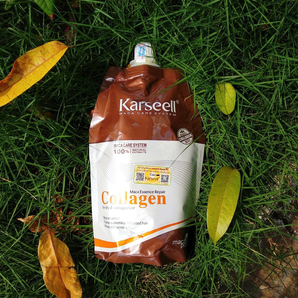 🌾Best Seller🎋 Kem hấp dầu Collagen Karseell Maca Essence Repair siêu mềm mượt Ý 500ml
