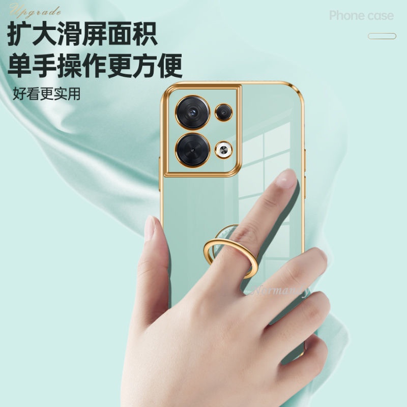 Ốp Điện Thoại Siêu Mỏng Có Giá Đỡ Bảo Vệ Cho Oppo Reno8 Pro 5G Reno7 Z 7 Pro Oppo A77 A57 4G 5G 2022