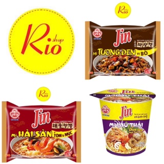 Thùng mì tương đen vị bò 135g V10554, combo 10 gói mì tương đen vị bò Otoki 135g